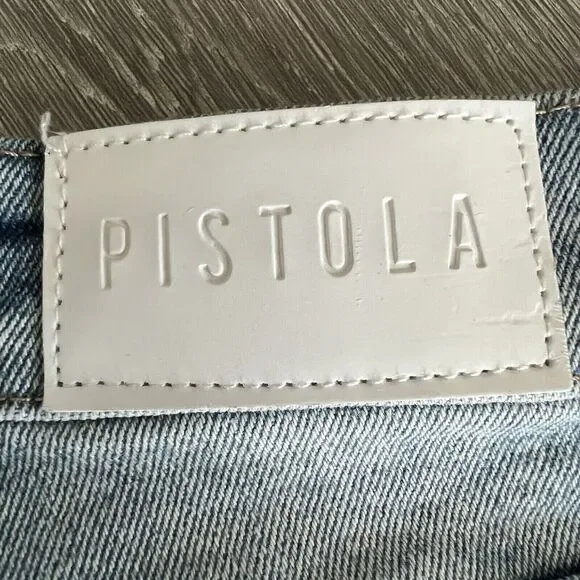 Pistola Denim Shorts Womens Size 25 Winston High Rise Blue - Picture 9 of 12